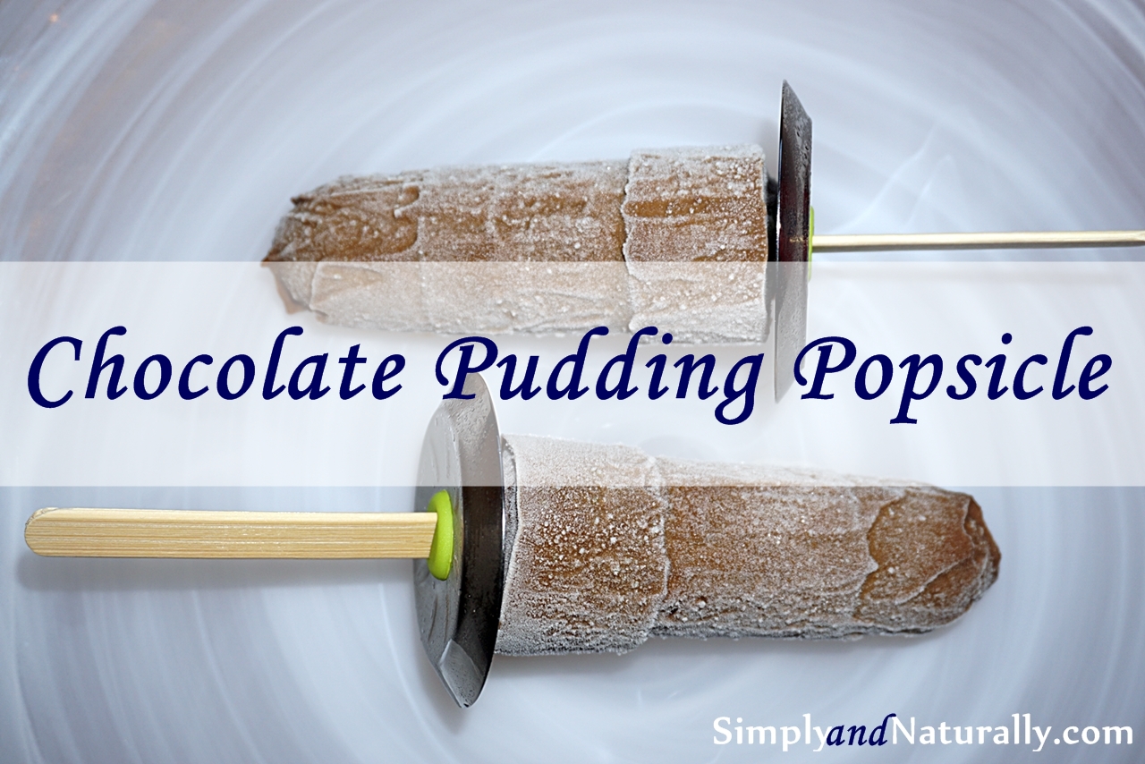 chocolate pudding popsicle