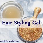 Homemade Hair Styling Gel With Flaxseeds