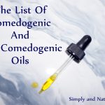 The List Of Comedogenic And Non Comedogenic Oils