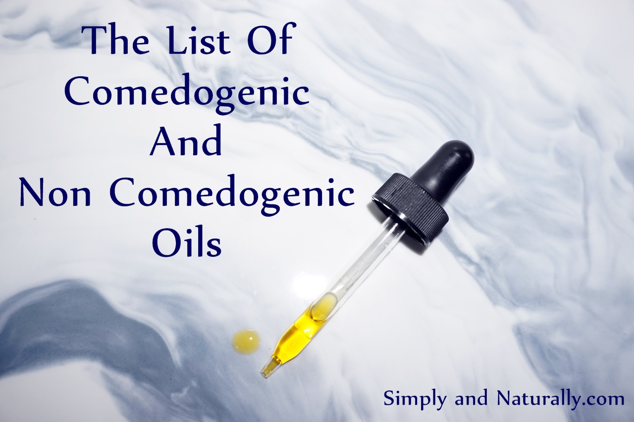 non-comedogenic oils