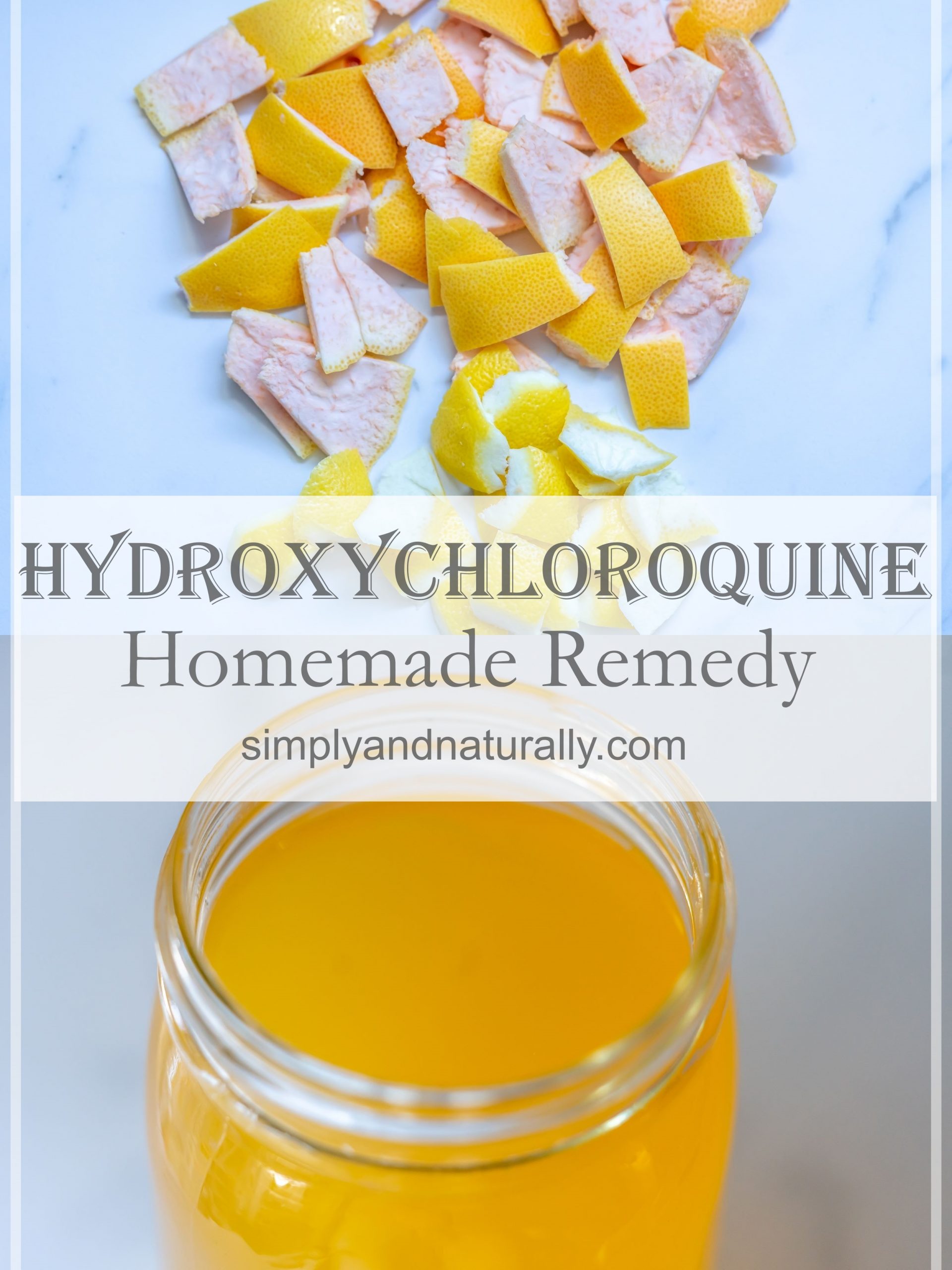 Hydroxychloroquine / Quinine - Homemade Remedy